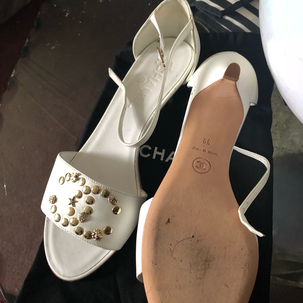Chanel sandals 👠 limited. sz 39 serial # posted - Picture 3 of 8